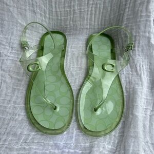 Coach Green Women's Sandals